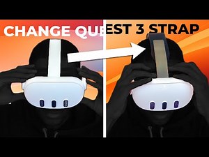 How To Change the Meta Quest 3 Head Strap EASILY! (ZyberVR)