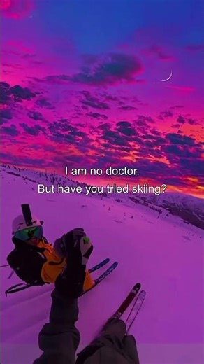 Try skiing. #skiing #mountains #snowboarding #snowflow