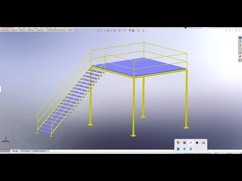 Design of Supporting Frames in Industrial Applications