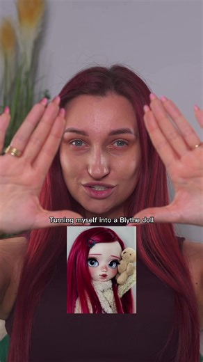 Transforming into My Blythe Doll: A Stunning Makeup Challenge