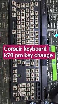🛠️ Step-by-Step How to Open Corsair K70 Pro Keyboard and replace the key switch #virtualkeyboard