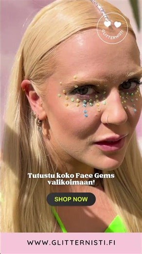 Tutustu Glitternistin Face Gems valikoimaan - ihotimantit helposti netistä