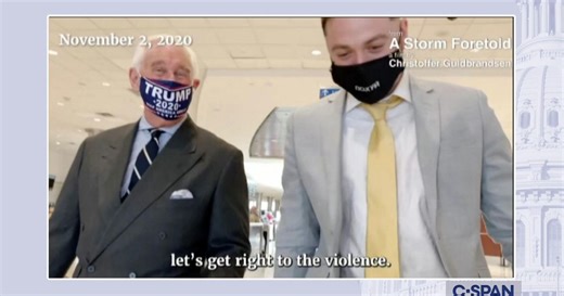 Roger Stone: "Let's get right to the violence."