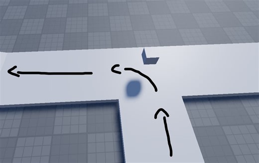 How would i create a smooth, linear turn with only one point