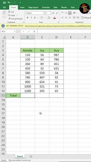 Microsoft excel easy tricks & tips tamil
