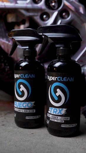 The wheel cleaning powerhouse! hyperCLEAN FUEGO and TRX are the ideal combo for deep cleaning g and maintaining the wheels on your car. TRX is pur strong, but safe degreaser which effectively cleans your tyres and wheel arch ares, while FUEGO will break down embedded brake dust, making light work of one of the most hated tasks in detailing 🤣 #wheelwednesday #hyperclean #detailing #detailerofinstagram #detailingworld #carcare | Hyperclean UK