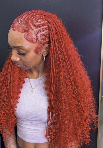 canddyyyy reddd 😍😍😍 #braids #braidstyles #fayettevillenc #fayettevillebraider #braidstutorial #fypシ