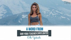 ✨Seattle Yoga News is excited about featuring Elli Yokochi in our yoga teacher spotlight series! ✨Learn more about Elli Yokochi and her yoga journey in our interview with her on our website: https://seattleyoganews.com/yoga-teacher-spotlight-elli-yokochi/ | Seattle Yoga News