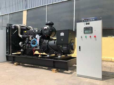 500kW 600kva Diesel Generator Synchronization Test | SDEC Engine & Stamford Alternator
