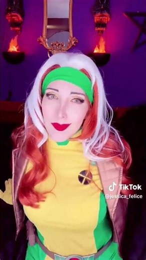 Jessica Felice: Rogue X-Men #Cosplay Style #Shorts: Fun Marvel Makeup Costume Dress Up Super Fan!