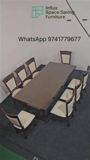 Premium Dining Table & Chair Set by Influx | Stylish & Durable