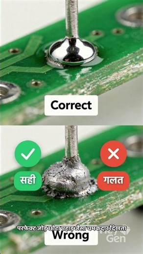 Electronics Repairing की जान – सही Soldering Technique ⚡ Iron Ustad Tips #Shorts