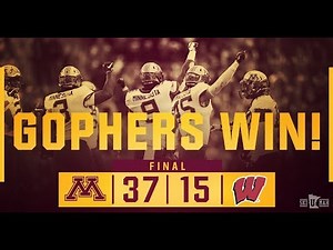 Highlights: Gopher Football Defeats Wisconsin 37-15, Wins Paul Bunyan's Axe