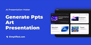 Free Art powerpoint templates | AI Presentation Maker | Simplified