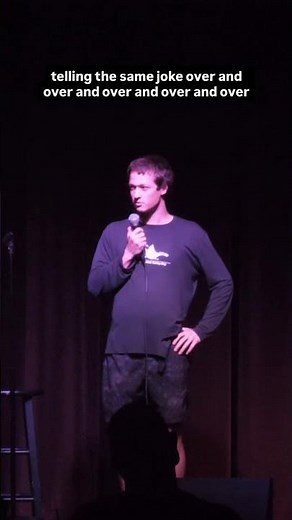 telling the same joke over and over