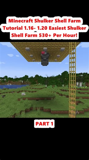 Minecraft Shulker Shell Farm Tutorial 1.16- 1.20 Easiest Shulker Shell Farm 530 Per Hour! (1)