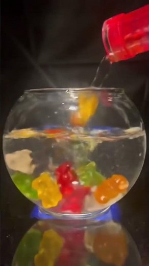 Let's put jelly beans in some water.🥰 #experiment #science #physics #relaxing #viral #usa #sorts