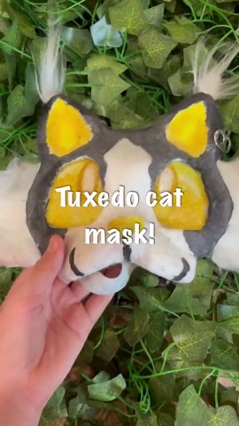 Tuxedo Cat Therian Mask! :3 - Etsy