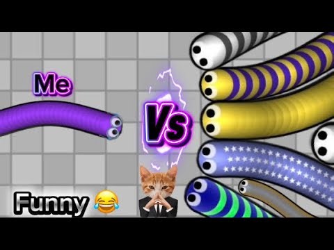 The most beautiful moments in the game Slither.io it’s very funny 😂