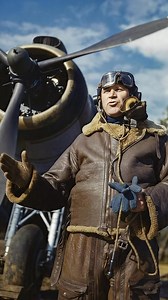 Air Vice Marshal Sir Hugh Lloyd, KBE, CB, MC, DFC, AOC Mediterranean Allied Coastal Air Forces, stands beside the Bristol Beaufighter in which he flew to Britain, March 18, 1944. #ww2 #aviation #military #pilot | World War II Aircraft