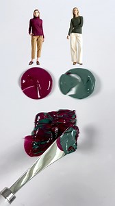 3.3M views · 47K reactions | What color do mixed sweaters make? #colormixing #paintmixing #mixingcolor #oddlysatisfying #guessthecolor | Joshua Javaherian | Facebook