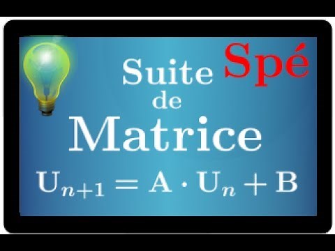 Suite de matrice • Un+1=AxUn+B • Exercice type Bac • spé maths • terminale S 💡💡💡