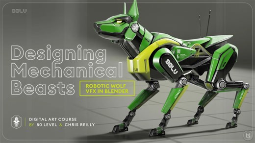 Creating Mechanical Life: Robotic Wolf in Blender