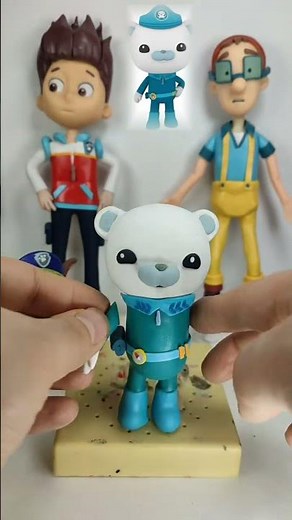 Captain Buck of the Octonauts #My daily handicraft #Clay figurines #Super light clay crafts