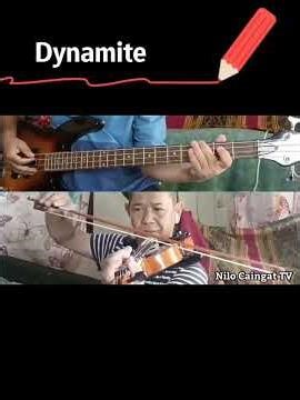 Dynamite (BTS) violin and bass cover song