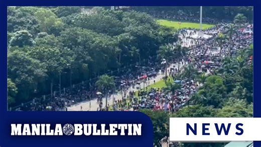 WATCH: Situation at Luneta Park in Manila as of 9:36 a.m. on Sunday, September 21. (MB Video by John Louie Abrina) | MANILA BULLETIN