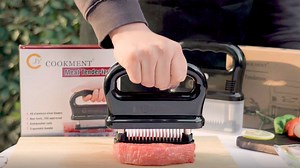 Watch How to use JY COOKMENT meat tenderizer tool. on Amazon Live