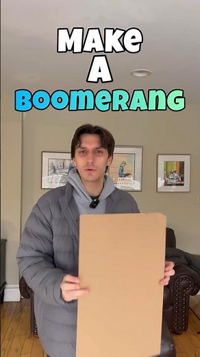 How To Make A Cardboard Boomerang #boomerangs #howto #fun #crafts