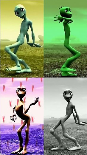 Dame Tu Cosita feat Alien Dance | El Chombo - Yeşil Uzaylı Dansı Ep.67 #dametucosita #shorts
