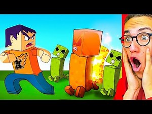 Reacting To WORLD’S MOST INTENSE MINECRAFT ANIMATION!