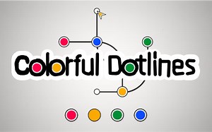 极简规则的解谜小游戏！《ColorfulDotline Demo》实况试玩
