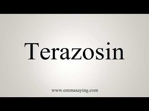 How To Say Terazosin
