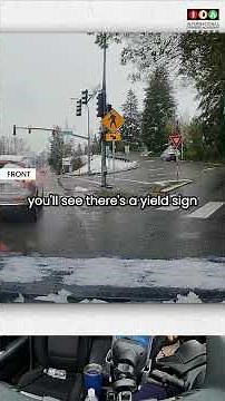 🔻What to do at a yield sign 🤔