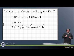 0025 Potenzen negative Basis I