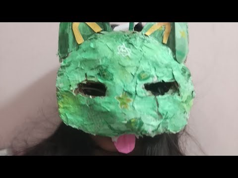 How to make a therian cat mask base!! TUTORIAL!! 🐾💖✨