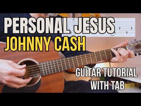 Personal Jesus | Johnny Cash | Guitar Lesson With Tab