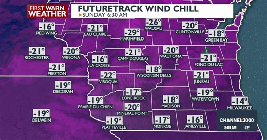 Three stages of frostbite