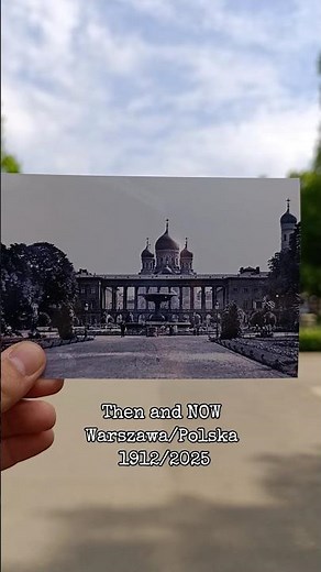 Then and NOW Warszawa - Pałac Saski