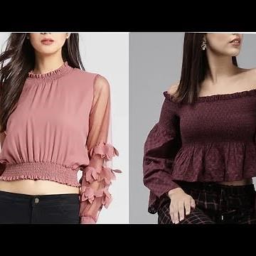 Latest crop top collections for girls 2021 | Tops for girls | Jeans Top design | New tops collection