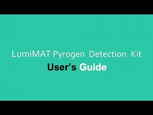 How to use LumiMAT™ Pyrogen Detection Kit