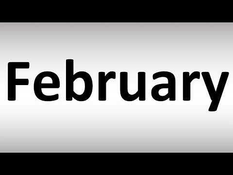 How to Pronounce February
