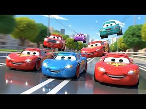 Counting Fast Cars Zooming By 🚗💨 | Learn Numbers for Kids | Fun Counting Song