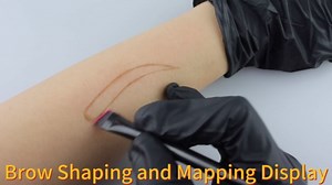 20 g / 0.7 oz Pink Brow Contour Paste Colored Eyebrow Lip Mapping Paste Tinting Tool for Permanent Makeup Tattoo Mapping (Pink Paste)