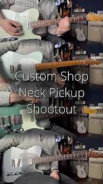 Fender Custom Shop Telecaster Neck Pickup Shootout: tele single, p90, Mini Humbucker and Humbucker