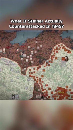 What If Steiner Actually Counterattacked In 1945? #ww2 #ww2history #military #fyp
