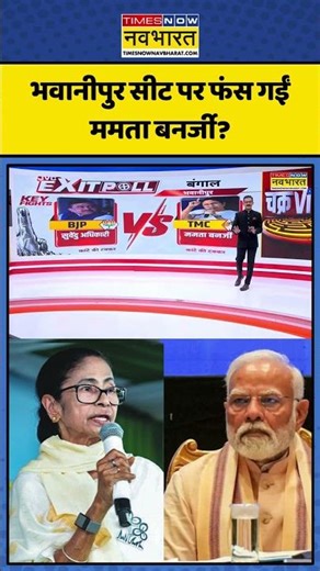 West Bengal Exit Poll: भवानीपुर सीट पर फंस गईं ममता बनर्जी? | Exit Poll | Bengal News
